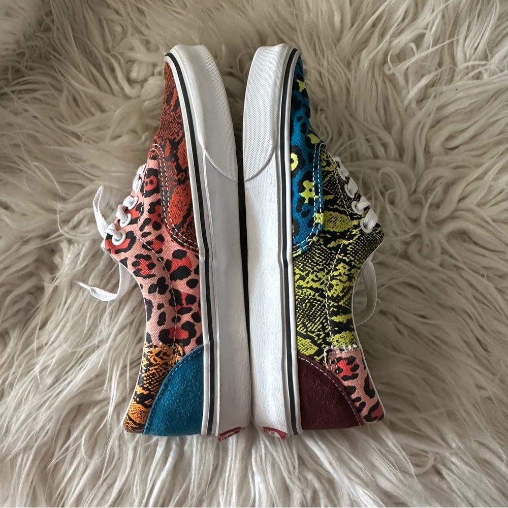 Vans Era Patchwork Leopard Snake Men's Size 6.5 Woman's 8 - Picture 7 of 8
